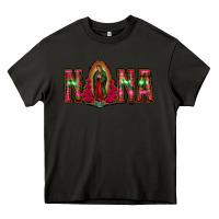 Asphalt nana floral aztec leopard Heavy Core Tee - Jasminsmagicworld
