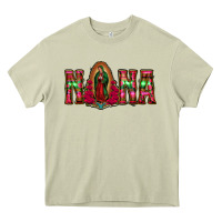 Mossy nana floral aztec leopard Heavy Core Tee - Jasminsmagicworld