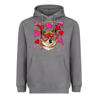 Storm valentine's shiba inu Heavyweight Hoodie - RanaPortraitStore