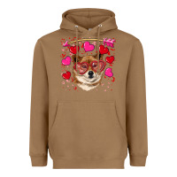 Valentine's Shiba Inu Heavyweight Hoodie | Teevron