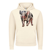 Vintage Artic Baby Spotted Pig Vintage Hoodie - LillyAllenDesigns