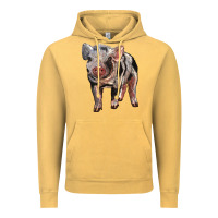 Vintage Mustard Baby Spotted Pig Vintage Hoodie - LillyAllenDesigns