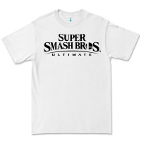 White SUPER SMASH BROS ULTIMATE BLACK Premium Tee - linhVisuals
