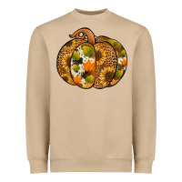 Mushroom leopard cowhide sunflower pumpkin Heavyweight Sweatshirt - Jasminsmagicworld