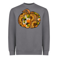 Storm leopard cowhide sunflower pumpkin Heavyweight Sweatshirt - Jasminsmagicworld