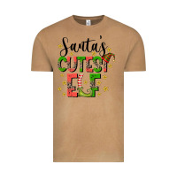 Santas Cutest Elf Vintage Tee | Teevron