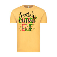 Vintage Mustard santas cutest elf Vintage Tee - CowhideDigitalArt