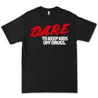 Black d.a.r.e Premium Tee - linhVisuals