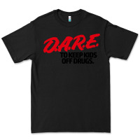 Black d.a.r.e Premium Tee - linhVisuals