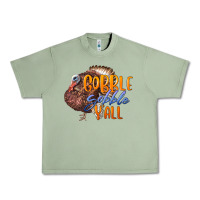 Oil Green Fall Gobble Gobble Y'all Urban Heavy Tee - LillyAllenDesigns