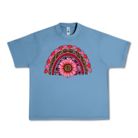 Pebble Blue valentine's day sunflower rainbow Urban Heavy Tee - RanaPortraitStore