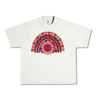 Valentine's Day Sunflower Rainbow Urban Heavy Tee | Teevron