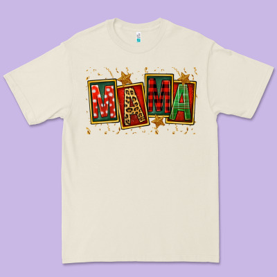 Mama Christmas Mother's Day Premium Tee Designed By Fadigitalartstudio