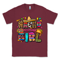 Burgundy Nacho average girl Classic Tee - FaDigitalArtStudio