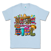 Dusty Blue Nacho average girl Classic Tee - FaDigitalArtStudio