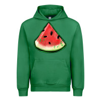 Emerald watermelon sliece Urban Hoodie - Jasminsmagicworld