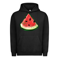 Pigment Black watermelon sliece Urban Hoodie - Jasminsmagicworld