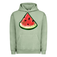 Pigment Oil Green watermelon sliece Urban Hoodie - Jasminsmagicworld