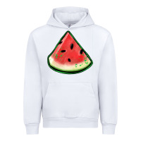 White watermelon sliece Urban Hoodie - Jasminsmagicworld