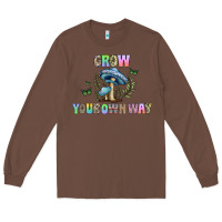 Chestnut grow your own way Long Sleeve Tee - CowhideDigitalArt