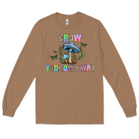 Toasted Coconut grow your own way Long Sleeve Tee - CowhideDigitalArt