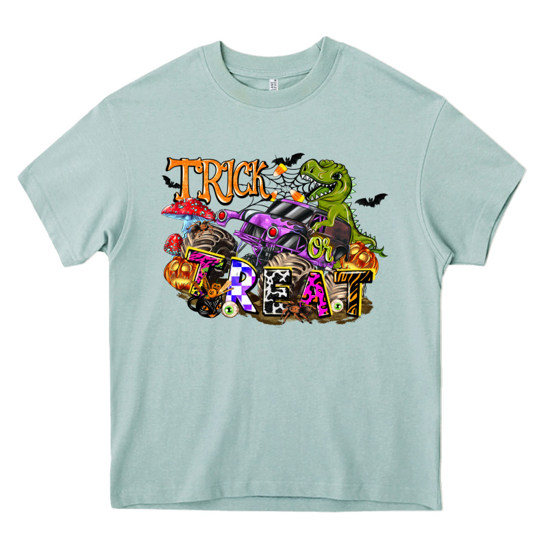 Trick Rawr Treat Heavy Core Tee by FaDigitalArtStudio | Teevron