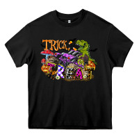 Black trick rawr treat Heavy Core Tee - FaDigitalArtStudio