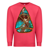Cardinal turquoise cowhide arrowhead Premium Sweatshirt - Jasminsmagicworld