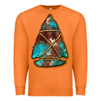 Carrot turquoise cowhide arrowhead Premium Sweatshirt - Jasminsmagicworld