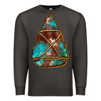 Smoke turquoise cowhide arrowhead Premium Sweatshirt - Jasminsmagicworld
