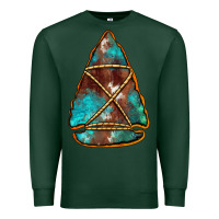 Sports Green turquoise cowhide arrowhead Premium Sweatshirt - Jasminsmagicworld