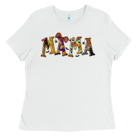 White halloween mama Ladies Tee - BundleAndBundleShop
