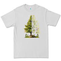 Dove Grey into the forest hiking tree Premium Tee - linhVisuals