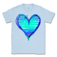 Dusty Blue Mermaid Heart Classic Tee - Jasminsmagicworld