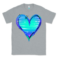 Heather Grey Mermaid Heart Classic Tee - Jasminsmagicworld