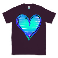 Plum Mermaid Heart Classic Tee - Jasminsmagicworld