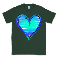 Sports Green Mermaid Heart Classic Tee - Jasminsmagicworld