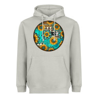Round Western Pattern Heavyweight Hoodie | Teevron