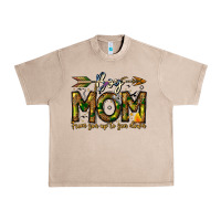 French Oak Boy Mom From Son Up To Son Down Urban Heavy Tee - CowhideDigitalArt