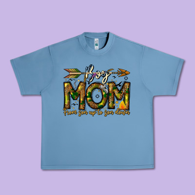 Boy Mom From Son Up To Son Down Urban Heavy Tee Designed By Cowhidedigitalart