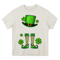 Cream Custom name St. Patrick's leprechaun Heavy Core Tee - OliviaCreatesArt