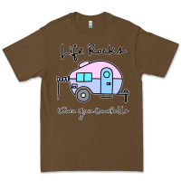 Cacao camping camper life rocks when your Premium Tee - linhVisuals