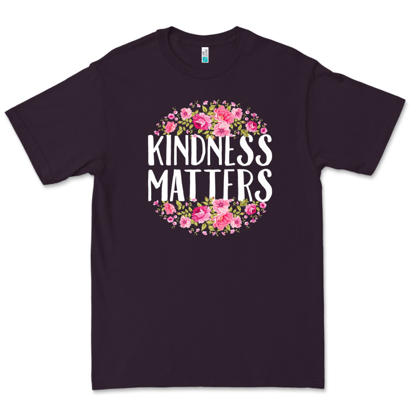 Kindness Matters Flowers Premium Tee by linhVisuals | Teevron