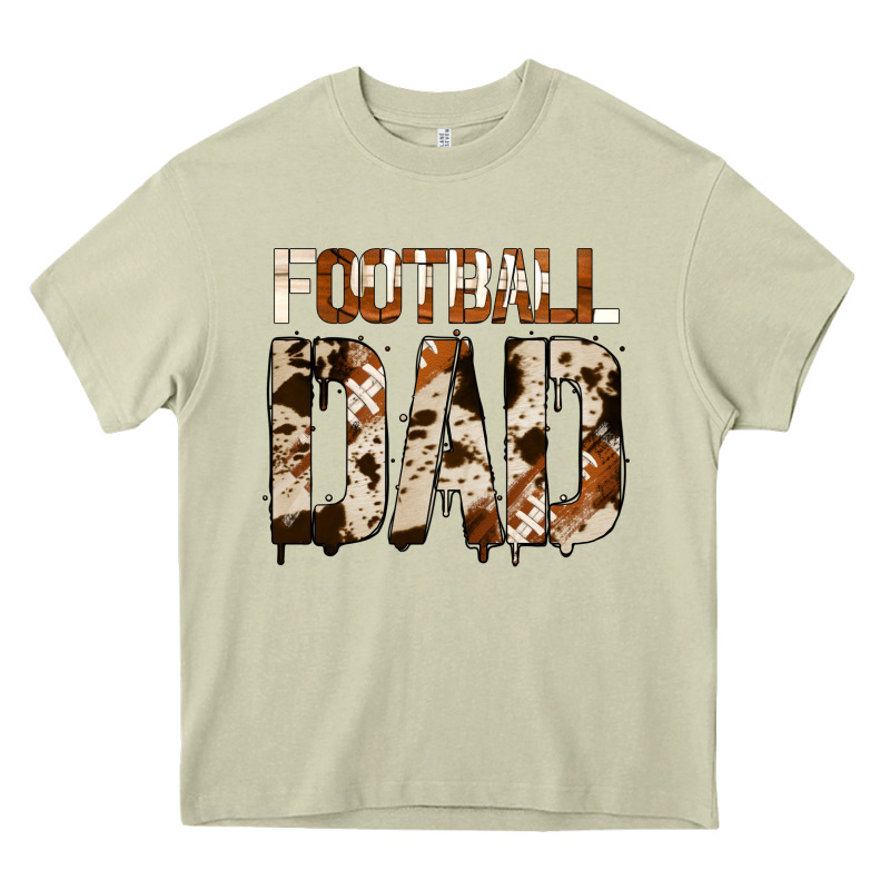 No Background American Football Dad Heavy Core Tee by Jasminsmagicworld | Teevron