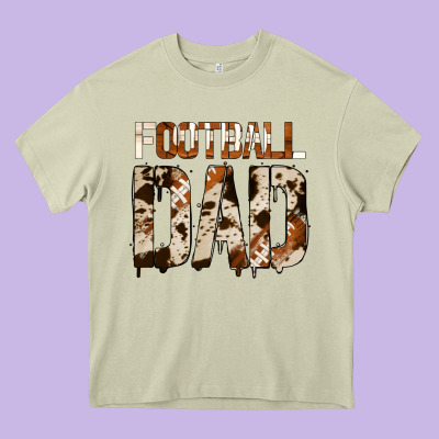 No Background American Football Dad Heavy Core Tee Designed By Jasminsmagicworld