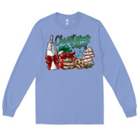 Colony Blue christmas vibes Long Sleeve Tee - SublimationCraftShop