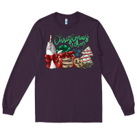 Plum christmas vibes Long Sleeve Tee - SublimationCraftShop