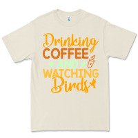 Bone drinking coffee watching birds funny Premium Tee - linhVisuals