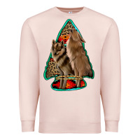 Pale Pink howling wolves arrowhead Premium Sweatshirt - Jasminsmagicworld