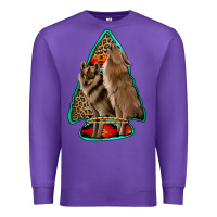 Purple howling wolves arrowhead Premium Sweatshirt - Jasminsmagicworld